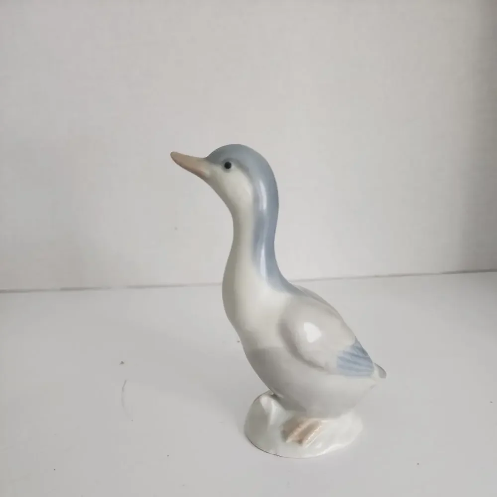 Vtg Otagiri Gray Goose Ceramic Figurine Japan Muted Color Matte Finish